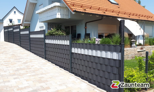 Flechtfix Vario Sichtschutz RAL Standardfarben wurde in Jettingen von Zaunteam Zollernalb, Burladingen-Ringingen im Jahr 2019 erstellt.