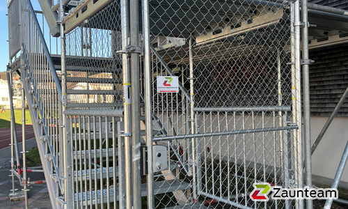 Rohrrahmentor 1-flüglig wurde in Gais von Zaunteam Appenzellerland, Wasserauen im Jahr 2025 erstellt.