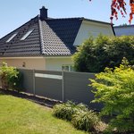 System WPC Sichtschutz, Classic mit Alupfosten einbetoniert, Zaunteam Leipzig, Leipzig, 04435 Schkeuditz System WPC Sichtschutz, Classic mit Alupfosten einbetoniert wurde in Schkeuditz von Zaunteam Leipzig, Leipzig im Jahr 2025 erstellt.