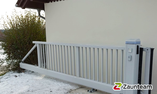 Schiebetor Aluminium wurde in Friedberg von Zaunteam Oststeiermark, Grafendorf bei Hartberg im Jahr 2023 erstellt.