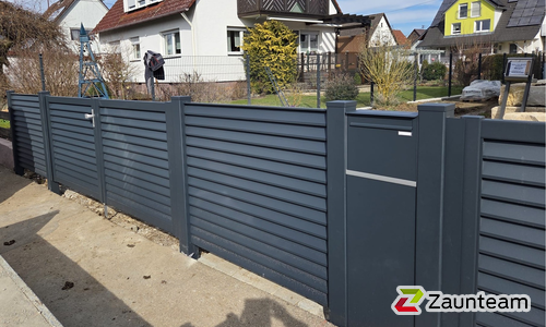 Aluminium Sichtschutz wurde in Bachhagel von Zaunteam Ulm, Lonsee im Jahr 2026 erstellt.