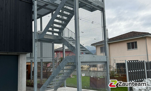 Diagonalgeflecht weitere wurde in Altstätten von Zaunteam Rheintal, Widnau im Jahr 2024 erstellt.