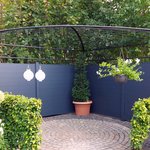 Aluminium Sichtschutz wurde in Wesel von Zaunteam Hohe Mark, Hamminkeln im Jahr 2024 erstellt.