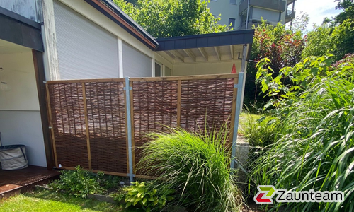 Weidenzaun Exclusiv wurde in St.Gallen von Zaunteam Appenzellerland, Wasserauen im Jahr 2025 erstellt.