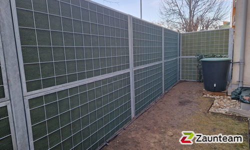 Schallschutzzaun Noistop Steel wurde in Wien von Zaunteam Wienerwald, Unter-Oberndorf im Jahr 2026 erstellt.