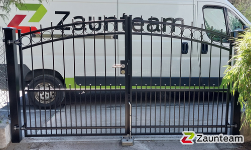 Klassikzauntor 2-flüglig wurde in Freudental von Zaunteam Neckar-Enz, Sachsenheim im Jahr 2025 erstellt.