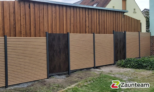 Aluminium Sichtschutz diverse wurde in Dessau-Rosslau von Zaunteam Fläming, Coswig im Jahr 2021 erstellt.
