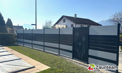 Alu Systemprofil wurde in Montlingen von Zaunteam Rheintal, Widnau im Jahr 2026 erstellt.