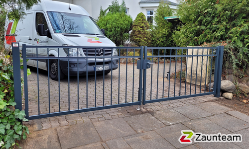 Klassikzauntor 2-flüglig wurde in Hamburg von Zaunteam Hamburg-Ost, Wentorf bei Hamburg im Jahr 2025 erstellt.