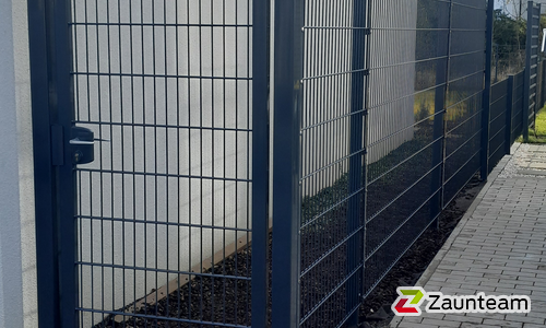 Doppelstabmattentor 1-flüglig wurde in Dortmund von Zaunteam Ruhr-Lippe, Bergkamen im Jahr 2026 erstellt.