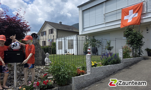 Steckzaun Locarno wurde in Oberdorf SO von Zaunteam Mittelland, Bützberg im Jahr 2026 erstellt.
