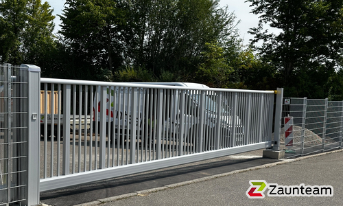 Schiebetor Aluminium wurde in Gerstetten von Zaunteam Ulm, Lonsee im Jahr 2025 erstellt.
