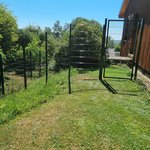 Doppelstabmatten leicht feuerverzinkt und anthrazit beschichtet mit Pfosten 60 x 40 mit Abdeckleisten einbetoniert wurde in Rinzenberg von Zaunteam Saar-Pfalz, Bruchmühlbach-Miesau im Jahr 2026 erstellt.