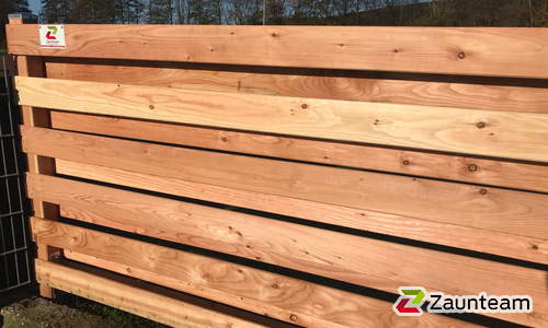 Holz Sichtschutz wurde in Aerzen von Zaunteam Weser-Leine, Salzhemmendorf im Jahr 2017 erstellt.