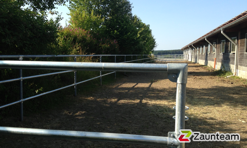 Tiergehege wurde in Kanzach bei Bad Buchau von Zaunteam Oberschwaben, Unlingen im Jahr 2013 erstellt.