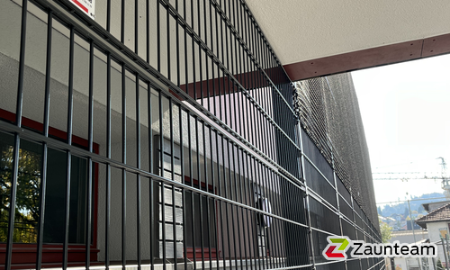 Ballfang Doppelstab und Netz Kombination wurde in Flawil von Zaunteam Appenzellerland, Wasserauen im Jahr 2025 erstellt.