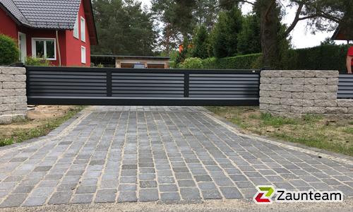 Schiebetor Aluminium wurde in Finowfurt von Zaunteam Pasewalk, Pasewalk im Jahr 2017 erstellt.