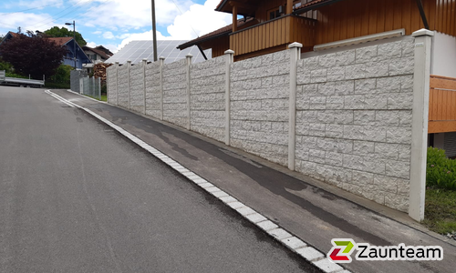 Betonzaun diverse wurde in Oy-Mittelberg von Zaunteam Allgäu, Bad Hindelang - Unterjoch im Jahr 2022 erstellt.