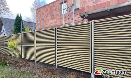 Schallschutzzaun Noistop Wood wurde in Lübbecke von Zaunteam Kischkel, Lübbecke im Jahr 2024 erstellt.