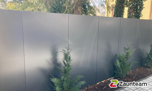 Aluminium Sichtschutz diverse wurde in Waldshut von Zaunteam Granacher, Lauchringen im Jahr 2021 erstellt.