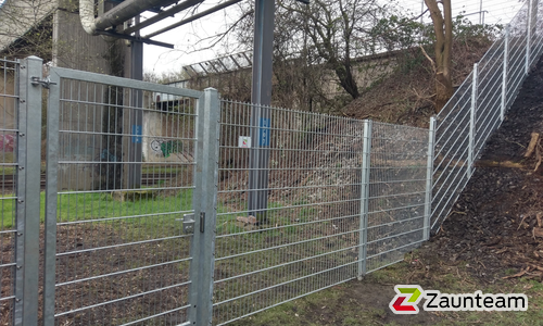 Doppelstabmattentor 1-flüglig wurde in Bottrop von Zaunteam Essen, Essen im Jahr 2020 erstellt.