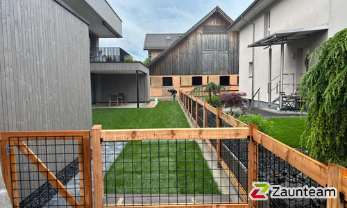 Holzzäune weitere wurde in Diepoldsau von Zaunteam Rheintal, Widnau im Jahr 2025 erstellt.