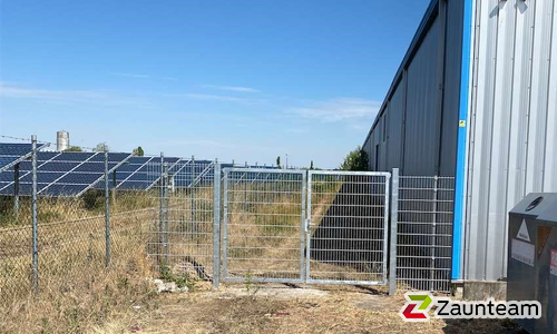 Doppelstabmattentor 2-flüglig wurde in Schkeuditz von Zaunteam Leipzig, Leipzig im Jahr 2022 erstellt.