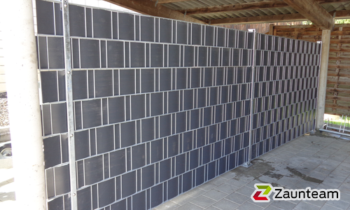 Flechtfix Vario Sichtschutz RAL Standardfarben wurde in Melchnau von Zaunteam Mittelland, Bützberg im Jahr 2015 erstellt.
