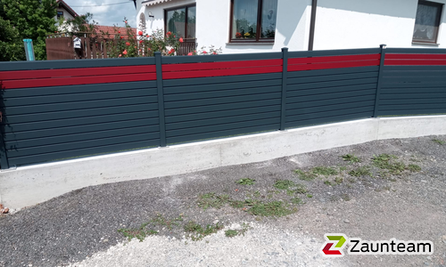 Aluminium Sichtschutz diverse wurde in Bad Schussenried von Zaunteam Oberschwaben, Obermarchtal im Jahr 2021 erstellt.