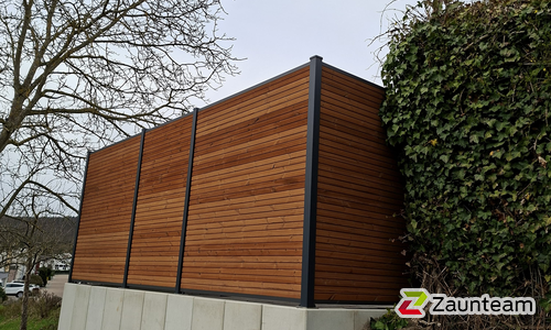 Aluminium Sichtschutz diverse wurde in Löchgau von Zaunteam Neckar-Enz, Bietigheim-Bissingen im Jahr 2026 erstellt.