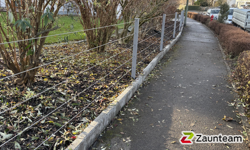 Drahtseilzaun weitere Modelle wurde in Augsburg von Zaunteam Schwaben-Nord, Todtenweis im Jahr 2024 erstellt.