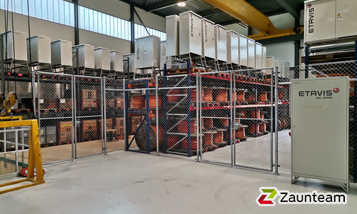 Innenraum Abtrennungen wurde in Biel  von Zaunteam Seeland AG, Worben im Jahr 2020 erstellt.