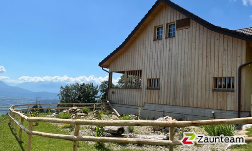 Halbrundlattenzaun weitere wurde in Altstätten von Zaunteam Appenzellerland, Wasserauen im Jahr 2025 erstellt.