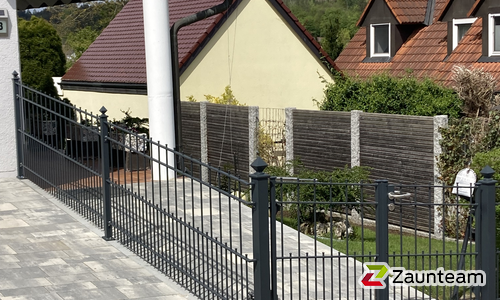 Klassikzauntor 2-flüglig wurde in Diedorf von Zaunteam Schwaben-Nord, Todtenweis im Jahr 2024 erstellt.