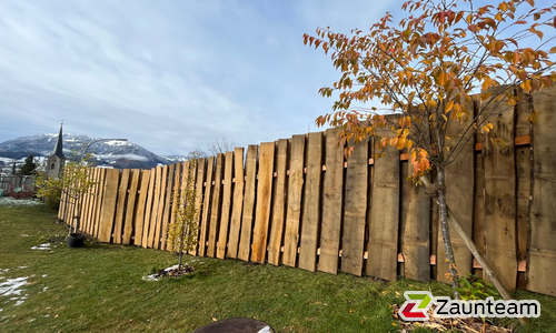 Holz Sichtschutz Western wurde in Burgberg von Zaunteam Allgäu, Bad Hindelang - Unterjoch im Jahr 2023 erstellt.