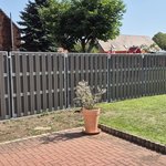 WPC Sichtschutz Diverse wurde in Oranienbaum-Wörlitz von Zaunteam Fläming, Coswig im Jahr 2025 erstellt.