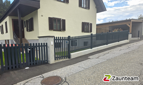 Classic Aluzaun aufgeschraubt wurde in Villach von Zaunteam Kärnten-Mitte, Arnoldstein im Jahr 2025 erstellt.