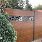 System Alu Sichtschutz, light XL mit Alupfosten einbetoniert wurde in Pasewalk von Zaunteam Pasewalk, Pasewalk im Jahr 2025 erstellt.