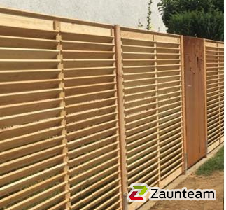 Holz Sichtschutz wurde in Lübbecke von Zaunteam Kischkel, Lübbecke im Jahr 2023 erstellt.