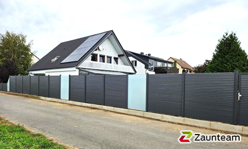 Aluminium Sichtschutz diverse wurde in Rodenberg von Zaunteam Schaumburger Land, Stadthagen im Jahr 2023 erstellt.