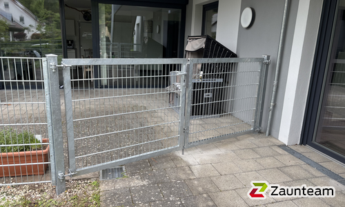 Doppelstabmattentor 2-flüglig wurde in Erlensee von Zaunteam Main-Kinzig, Langenselbold im Jahr 2025 erstellt.