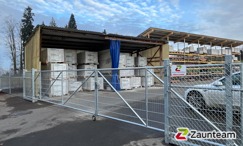 Rohrrahmen Schiebetor wurde in Wittenbach von Zaunteam Appenzellerland, Wasserauen im Jahr 2025 erstellt.