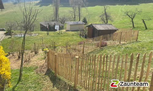 Kastanienzaun wurde in Rohrbachgraben von Zaunteam Mittelland, Bützberg im Jahr 2026 erstellt.