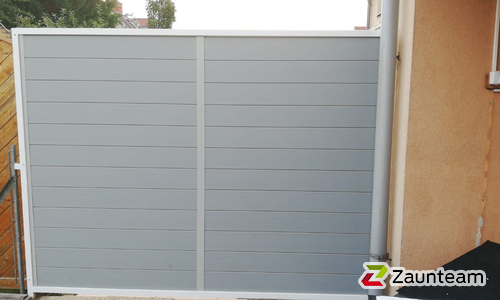 WPC Sichtschutz Diverse wurde in Wien von Zaunteam Wienerwald, Unter-Oberndorf im Jahr 2025 erstellt.