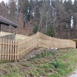Palisadenzaun, weitere Modelle wurde in Kirchbichl von Zaunteam Tirol Unterland, Schwoich im Jahr 2026 erstellt.
