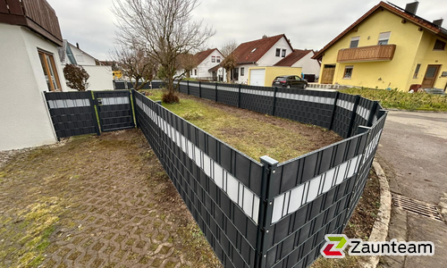 Flechtfix Vario Sichtschutz RAL Standardfarben wurde in Riedlingen von Zaunteam Oberschwaben, Obermarchtal im Jahr 2025 erstellt.