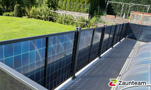 Solarzaun wurde in Neuzeug von Zaunteam Haunschmid, Ardagger im Jahr 2026 erstellt.