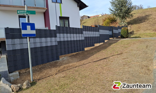 Flechtfix Vario Sichtschutz RAL Standardfarben wurde in Kleinlungitz von Zaunteam Oststeiermark, Grafendorf bei Hartberg im Jahr 2026 erstellt.