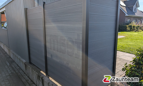 WPC Sichtschutz Diverse wurde in Bockhorn von Zaunteam Friesische-Wehde, Zetel im Jahr 2025 erstellt.