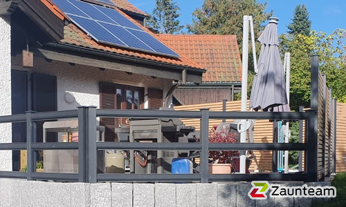 Geländer Aluminium diverse wurde in Gerstetten von Zaunteam Ulm, Lonsee im Jahr 2025 erstellt.